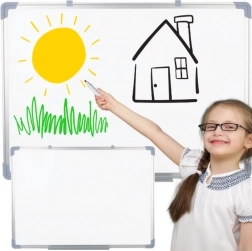 Magnetic dry-erase wall board 45 × 60 cm white