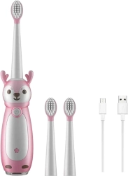 Children's sonic electric toothbrush RENEW FORCE, pink reindeer