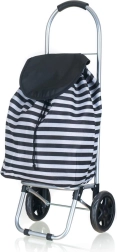 Einkaufswagen mit Rollen 87 × 35 × 28 cm, gestreift