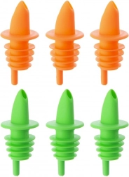 Set van 6 flexibele schenktuiten voor flessen