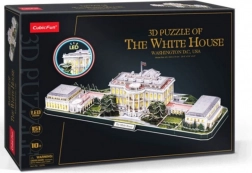 CUBICFUN 3D Puzzle – The White House with LED Lighting (151 pieces)