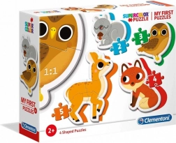 Clementoni My First Puzzle Forest Animals 4-in-1