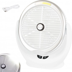Desktop USB Fan with LED Lighting – Wireless