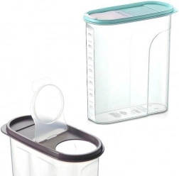 Kunststoffbehälter für trockene Lebensmittel mit Spender und Messskala 4 l