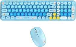 Ensemble sans fil clavier et souris MOFII Baby Bear (bleu)
