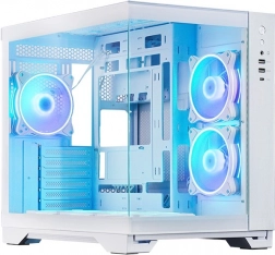 Chieftec Visio boîtier PC gaming blanc avec 6× ventilateurs ARGB
