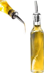 Glass bottle for olive oil and vinegar with dispenser 250 ml