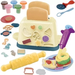 Creative playdough set with toaster and accessories KRUZZEL