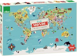 Vilac World Map Puzzle 500 Pieces
