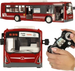Bus RC avec portes relevables – Rouge