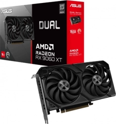 asus dual radeon rx 9060 xt 16 go gddr6 carte graphique