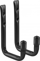 Set aus 2 Stahl-Wandhaken von MACLEAN für Fahrräder und Reifen, Tragkraft 22 kg