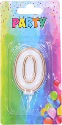 Party Candle 0 - Gold