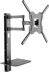Wall Mount for TV 32–55" with Shelf, VESA 400×400, 30 kg – MACLEAN