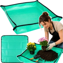 Foldable gardening repotting mat 100 × 100 cm