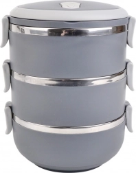 Thermos für Mittagessen 2,2L 3-teilig Domik