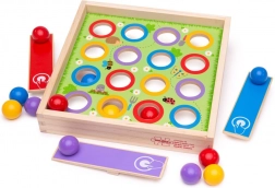 Wooden Tabletop Game Tiddlywinks BIGJIGS TOYS
