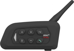 EJEAS V4 Plus motorcycle intercom for 4 riders