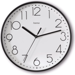 Hama Salina Wall Clock 22 cm Black