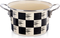 Casserole émaillée Damier 18 cm, 2 l