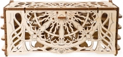 Coffret en bois pour cartes de collection UGEARS – puzzle mécanique 3D