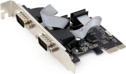 PCIe card with 2 RS232 ports, up to 2 Mb/s