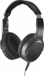 Verkabelte Over‑Ear‑Kopfhörer für TV mit langem Kabel, Schwarz