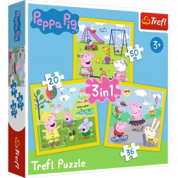 Puzzle 3-in-1 – PEPPA PIG – Peppa’s Fun Day