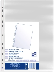 A4 Polypropylene Sheet Protector, glossy, 45 microns
