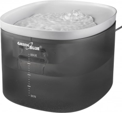 Automatischer Haustierbrunnen 3 l USB, grau