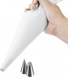 Silikon-Spritzbeutel mit 2 Tüllen 30 cm