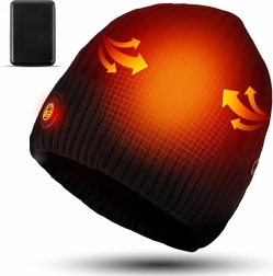 Beheizte Wintermütze mit Powerbank