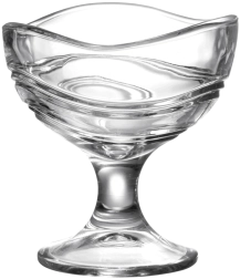 Set mit 6 Glasbechern für Eis und Desserts 310 ml