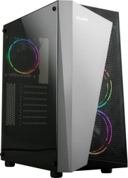 Boîtier PC S4 Plus ATX Mid Tower avec ventilateurs RGB