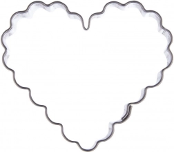 Emporte-pièce en métal cœur 5 cm