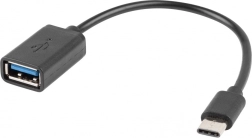 USB‑C-auf-USB‑A 2.0 OTG Adapter 0,15 m schwarz