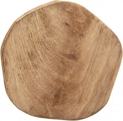 Houten onderzetter van mangohout 10 cm