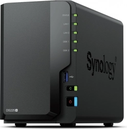 DiskStation DS225+ Synology NAS serveur 2x0HDD J4125 2GB DDR4