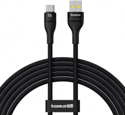 BASEUS Flash 2 Charging and Data Cable USB-A to USB-C 100 W, 2 m, Black