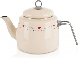 Creamy white enamelled kettle Tonca 1.6 l