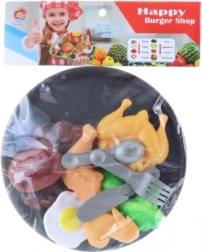 Essenset mit Plastiktablett für Kinder