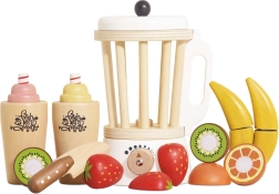 Le Toy Van blender rétro en bois avec fruits Fruit & Smooth