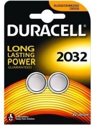Duracell lithiumbatterij DL2032 2 stuks blister