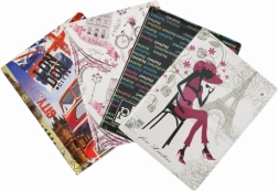 Documentenhoes Retro II met kleurrijke print