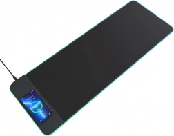 tapis de souris sans fil avec charge Qi 15 W Choetech (noir)