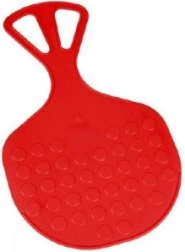 Frosty Plastic Slider 58 × 35 cm – Red