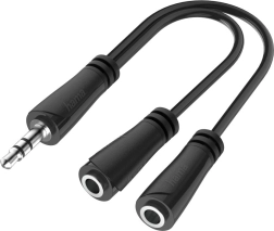 Stereo audio splitter 3.5 mm jack (1× male to 2× female)