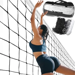 Trizand filet pour volley-ball de plage et badminton 9,5 × 1 m avec sac