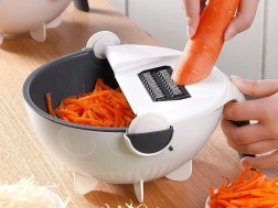 Multifunctionele raspset met kom en vergiet