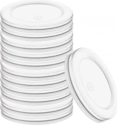 Lids for yogurt jars 6.2 cm, set of 12 pcs